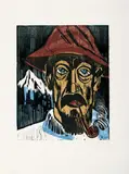 Max Pechstein, Rauchender Schweizer