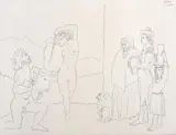Pablo Picasso, La Danse des Banderilles, Original-Lithographie auf Arches-Velin