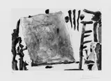 Pablo Picasso, Dans l'atelier, Original-Radierung (Kaltnadel und Aquatinta) auf Richard de Bas-Velin