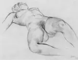 Christian Schad, Liegender weiblicher Akt