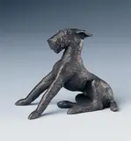 Junger sitzender Terrier by Renée Sintenis, Bronzeplastik, sold Nov 2003
