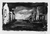 Maurice de Vlaminck, Rue de Village, Farblithographie auf Velin