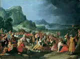 Frans Francken the Younger, DIE ISRAELITEN NACH DEM DURCHZUG DURCH DAS ROTE MEER.