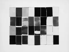 Pierre Cordier, Chimigramme 30/10/61 (Chemigramm), Vintage, Gelatinesilberabzug hochglänzend auf Agfa-Brovira-Papier. Unikat