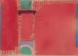 Max Ackermann, Ohne Titel, Pastell auf bräunlichem Velourspapier