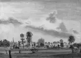 Theo Champion, Abendliche Landschaft