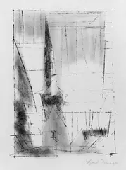 Gelmeroda by Lyonel Feininger, Original-Lithographie auf Velin, sold May 2003
