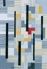 Ohne Titel by Adolf Fleischmann, Gouache über Bleistifzeichnung auf Velin, sold May 2003