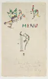 Wassily Kandinsky, Ohne Titel (Menu)