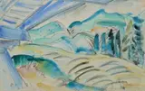 Ernst Ludwig Kirchner, Berglandschaft von Davos