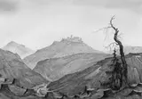 Franz Lenk, Die Wartburg, Aquarell und Federzeichnung auf leicht strukturiertem Velin