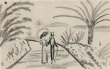 August Macke, Paar im südlichen Park