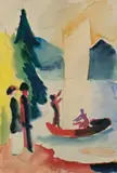 August Macke, Gelbes Segel