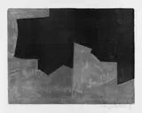 Composition lie-de-vin et Orange by Serge Poliakoff, Original-Farblithographie auf Velin, sold May 2003