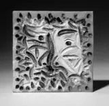 Pablo Picasso, Neptune foncé, Keramikplatte (Terracotta)