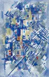 Maria Helena Vieira da Silva, Et puis voilà, Gouache und Tusche auf handgeschöpftem Aquarellbütten