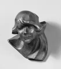 Nell Walden by William Wauer, Bronzeplastik. Höhe 14,4 cm. Die unregelmäßige Standfläche, sold May 2003