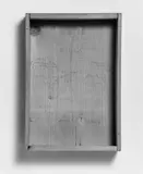 Ohne Titel (Intuition) by Joseph Beuys, Bleistiftzeichnung in Holzkiste, sold May 2003