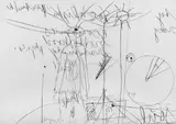 Joseph Beuys, Minneapolis-Fragmente, 6 Lithographien auf gelblichem Rives-Velin um