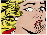 Roy Lichtenstein, Crying Girl, 1963, Offset lithograph