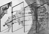 Ohne Titel by Sigmar Polke, 1974, Acryl und Goldbronze auf Papier, sold May 2003