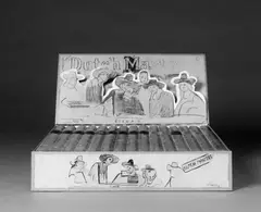 Larry Rivers, Dutch Masters Cigar Box, Multiple aus serigraphierten Papiercollagen auf Karton und Folie
