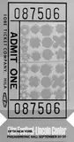 Andy Warhol, Lincoln Center Ticket