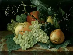 FRÜCHTESTILLEBEN. by Flemish School, Öl auf Holz, sold May 2003