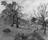 Paraskewe von Bereskine, Bäuerinnen am Weg, Öl auf Leinwand