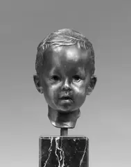 Knabenkopf (R.G.) by Arno Breker, Bronzeplastik, sold Dec 2002