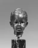 Arno Breker, Knabenkopf (R.G.), Bronzeplastik