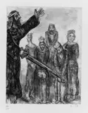 Marc Chagall, Der Mantel des Noah. Der Tod des Moses. Josua mit den besiegten Königen. Ein Engel weckt Elia. Der Herr wird dich führen