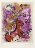 Marc Chagall, Kunstreiterin auf rotem Pferd