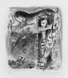 Marc Chagall, Christus in der Pendeluhr