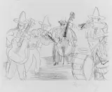 Raoul Dufy, Mexikanische Musiker