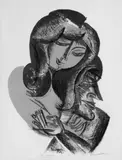 Conrad Felixmüller, Liebende Frau
