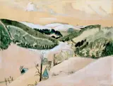 Erich Heckel, WINTERLANDSCHAFT