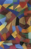 Jeanne (Johanna) Kosnick-Kloss, Geometrische Komposition, Pastell auf Velourspapier