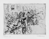 Max Liebermann, Aus dem Judenviertel in Amsterdam: Karrenhandel