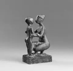 Mutter und Sohn by Gerhard Marcks, Bronzeplastik, sold Dec 2002
