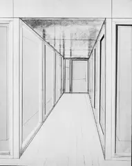 Corridor Store Front, Project by Christo, Zweiteilige aufklappbare Serigraphie, jeweils, sold Dec 2002
