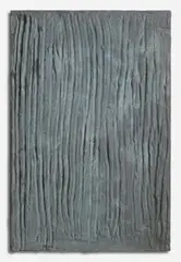 Ohne Titel by Günther Förg, Bronzerelief mit grünlich-schwarzer Patina, sold Dec 2002