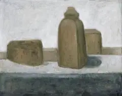 Peter Herkenrath, Ohne Titel (Cipressa), Öl auf Leinwand