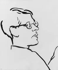James by David Hockney, Original-Lithographie auf Velin mit Prägestempel der Gemini G.E.L., Los Angeles, sold Dec 2002