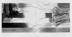 James Rosenquist, Area Code, Original-Farblithographie auf zwei aneinander gefügten Bogen Velin
