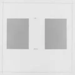 Ohne Titel by Robert Ryman, Farbserigraphie auf Schoellers Parole-Karton, sold Dec 2002