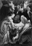 Nachfolge Peter Paul Rubens, JUDITH UND HOLOFERNES, Öl auf Eichenholz