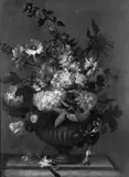 BLUMENSTILLEBEN. by Umkreis Jean-Baptiste Monnoyer, Öl auf Leinwand (doubliert), sold Nov 2002