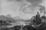 Christian Georg Schütz the Elder, ZWEI FLUSSLANDSCHAFTEN., Öl auf Leinwand (doubliert)