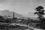Austrian School, BLICK AUF MERAN (Südtirol).